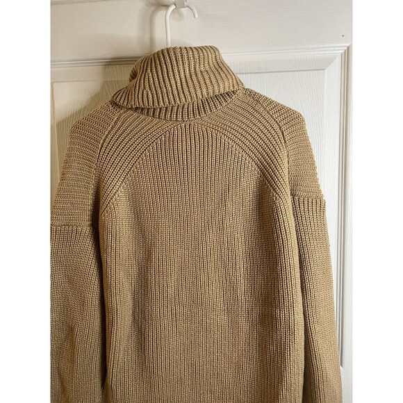 Women's Wayf Culver Turtleneck Long Sleeve Sweater Dress, Size X-Small Camel - Picture 6 of 8